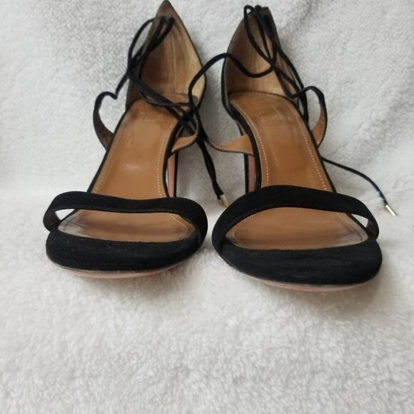 PRICE DROP-Aquazzura strappy ankle heels - Picture 4 of 8